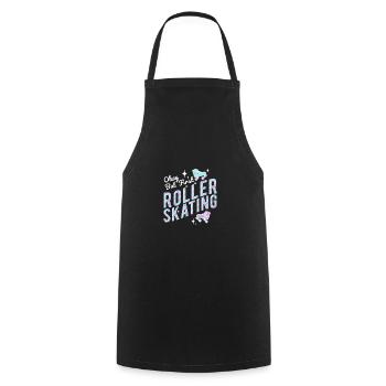 Roller Skating Inline Skating Inline Skates - Cooking Apron - black - Front - AI Model Male 185 dark (185cm)