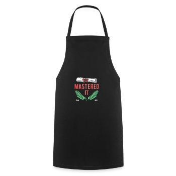 Master Université - Tablier de cuisine - noir - Devant - AI Model Male 185 dark (185cm)