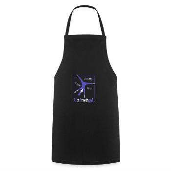 Gymnastik Turnen Turner - Kochschürze - Schwarz - Vorne - AI Model Male 185 dark (185cm)