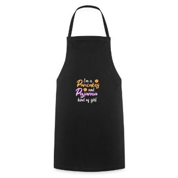 Crêpe - Tablier de cuisine - noir - Devant - AI Model Male 185 dark (185cm)