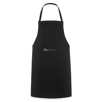 Bulgarie - Tablier de cuisine - noir - Devant - AI Model Male 185 dark (185cm)