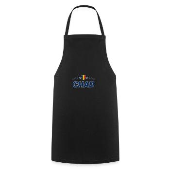 Tchad - Tablier de cuisine - noir - Devant - AI Model Male 185 dark (185cm)