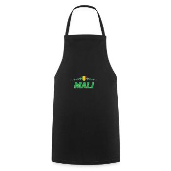 Mali - Tablier de cuisine - noir - Devant - AI Model Male 185 dark (185cm)