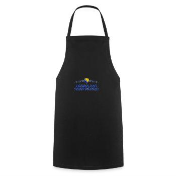 Bosnia and Herzegovina - Cooking Apron - black - Front - AI Model Male 185 dark (185cm)