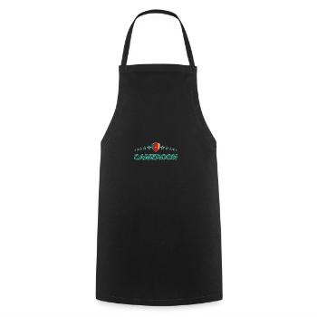 Cameroon - Cooking Apron - black - Front - AI Model Male 185 dark (185cm)