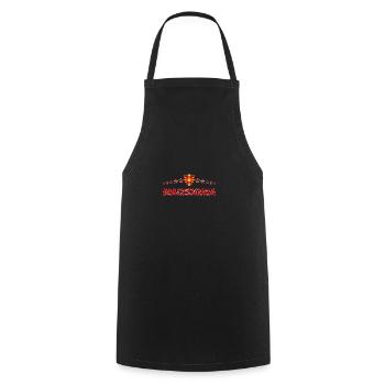 Macédoine - Tablier de cuisine - noir - Devant - AI Model Male 185 dark (185cm)