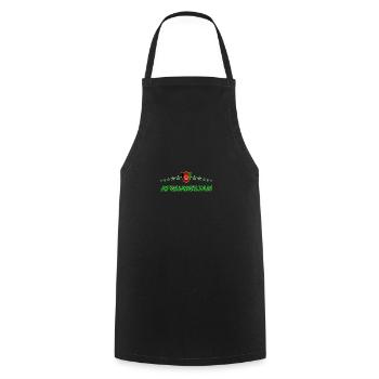 Afghanistan - Cooking Apron - black - Front - AI Model Male 185 dark (185cm)