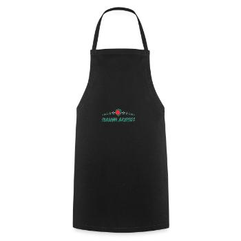 Bangladesh - Cooking Apron - black - Front - AI Model Male 185 dark (185cm)