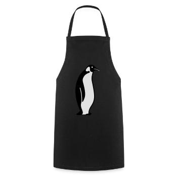 penguin - Cooking Apron - black - Front - AI Model Male 185 dark (185cm)