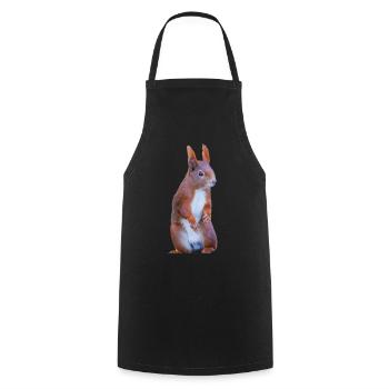 Eichhönchen - Tablier de cuisine - noir - Devant - AI Model Male 185 dark (185cm)
