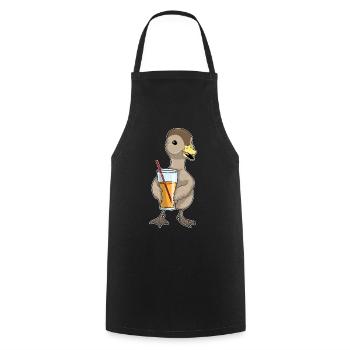 Duck Juice - Cooking Apron - black - Front - AI Model Male 185 dark (185cm)