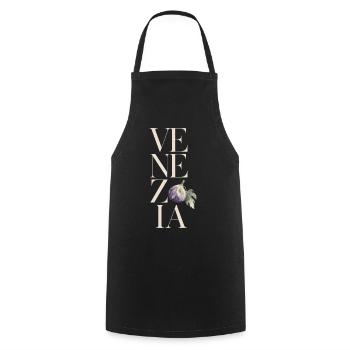 VENEZIA – Figs - Cooking Apron - black - Front - AI Model Male 185 dark (185cm)