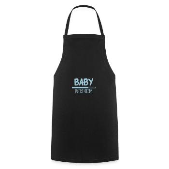 baby loading - Cooking Apron - black - Front - AI Model Male 185 dark (185cm)