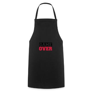 game over - Tablier de cuisine - noir - Devant - AI Model Male 185 dark (185cm)