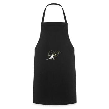 Fechten Fechter Degen Säbel Geschenk - Kochschürze - Schwarz - Vorne - AI Model Male 185 dark (185cm)