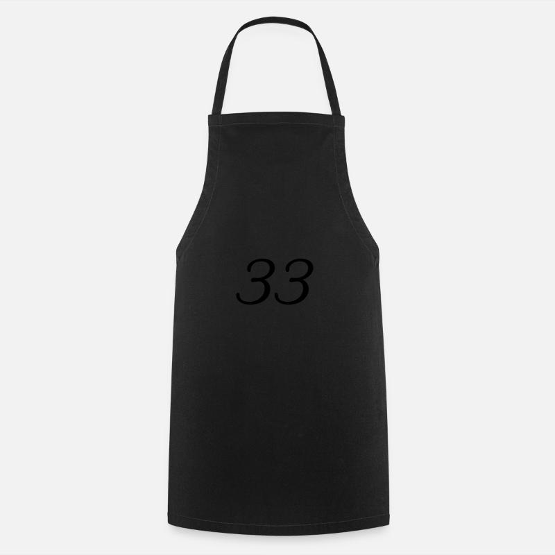 33 - Tablier de cuisine - noir