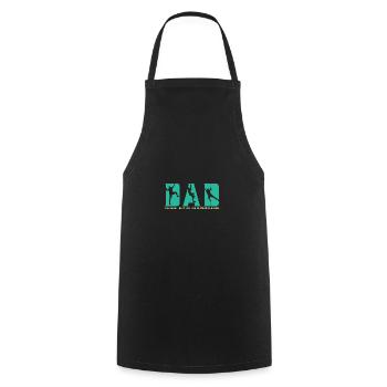 Boulder Dad The Man The Myth The Climbing Legend - Cooking Apron - black - Front - AI Model Male 185 dark (185cm)