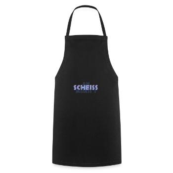 bayerischer spruch dialekt geschenk - Kochschürze - Schwarz - Vorne - AI Model Male 185 dark (185cm)