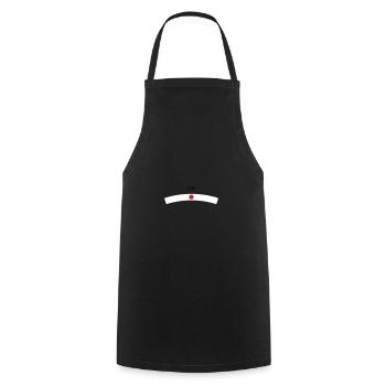 Japan - Cooking Apron - black - Front - AI Model Male 185 dark (185cm)