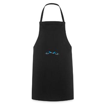 Monts - Tablier de cuisine - noir - Devant - AI Model Male 185 dark (185cm)
