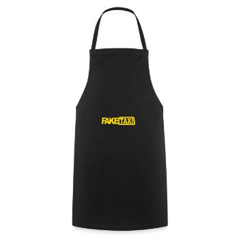 Faux Taxi Driver - Tablier de cuisine - noir - Devant - AI Model Male 185 dark (185cm)