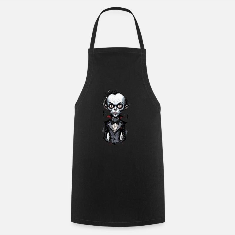 un vampire à grosse tête 8 - Tablier de cuisine - noir