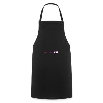 Book Books Funny Saying Gift Read Reader - Cooking Apron - black - Front - AI Model Male 185 dark (185cm)