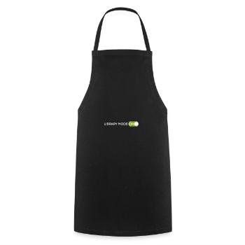 Book Books Funny Saying Gift Read Reader - Cooking Apron - black - Front - AI Model Male 185 dark (185cm)