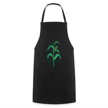 Citations agricoles drôles C’est mon agriculteur Crop Top - Tablier de cuisine - noir - Devant - AI Model Male 185 dark (185cm)