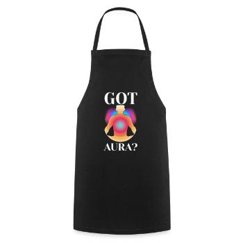 Got Aura Trendy Viral - Cooking Apron - black - Front - AI Model Male 185 dark (185cm)