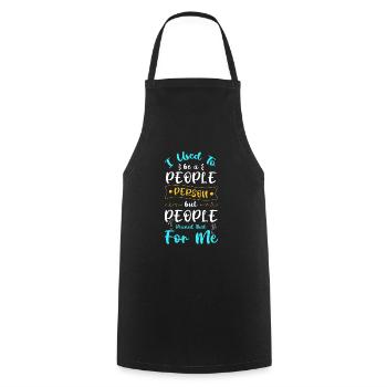 Perfect Person Individual Different - Cooking Apron - black - Front - AI Model Male 185 dark (185cm)