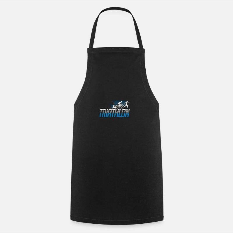 Triathlon - Tablier de cuisine - noir