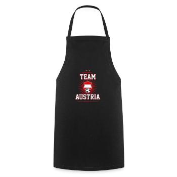 Autriche - Tablier de cuisine - noir - Devant - AI Model Male 185 dark (185cm)