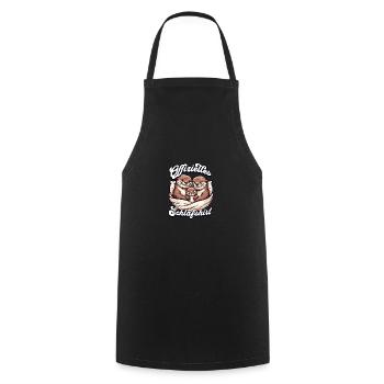 Official Sleep Shirt Otter Family Men Women - Cooking Apron - black - Front - AI Model Male 185 dark (185cm)