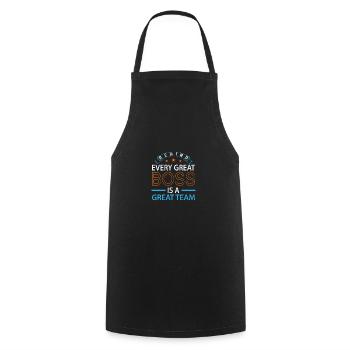 Großartiges Team - Kochschürze - Schwarz - Vorne - AI Model Male 185 dark (185cm)