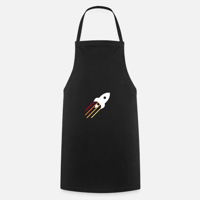 fusée - Tablier de cuisine - noir