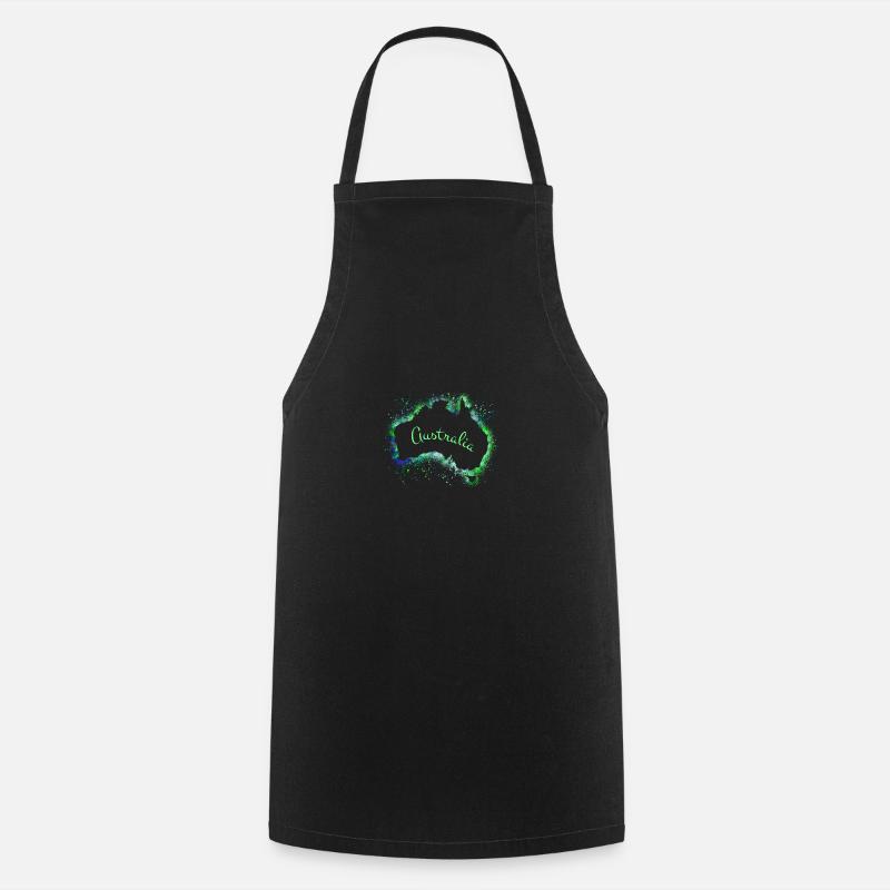 Australie - Tablier de cuisine - noir