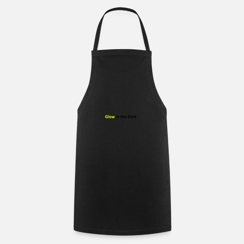 glow in the dark - Cooking Apron - black
