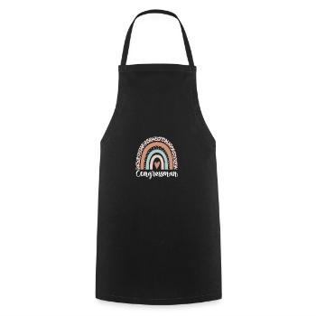 Congressman Rainbow Leopard Funny Congressman - Cooking Apron - black - Front - AI Model Male 185 dark (185cm)