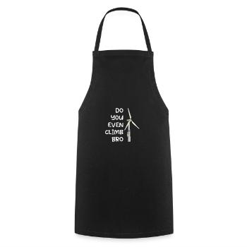 Éolienne protection du climat Transition énergétique Protection de l’environnement - Tablier de cuisine - noir - Devant - AI Model Male 185 dark (185cm)