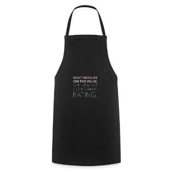 Denglisch funny saying gift - Cooking Apron - black - Front - AI Model Male 185 dark (185cm)
