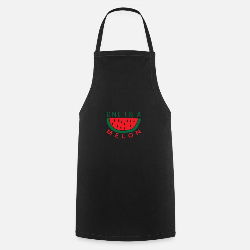 one in a melon - Cooking Apron - black