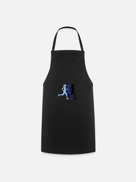 coureurs - Tablier de cuisine - noir