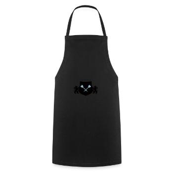 armoiries de fléchettes - Tablier de cuisine - noir - Devant - AI Model Male 185 dark (185cm)