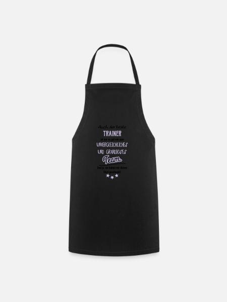 Bester Trainer Shirt - Kochschürze - Schwarz
