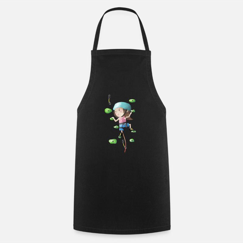 Bébé grimpeur - Tablier de cuisine - noir