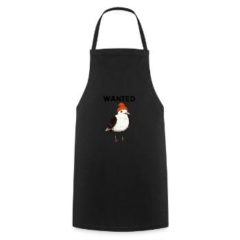 Affiche recherchée North Sea Bandit Seagull w. Cap Wanted - Tablier de cuisine - noir - Devant - AI Model Male 185 dark (185cm)