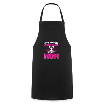 Pom-pom girl Cheerleading Gymnastique Danseuse - Tablier de cuisine - noir - Devant - AI Model Male 185 dark (185cm)