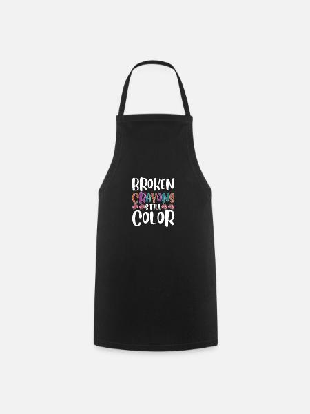 Mental Health Awareness - Cooking Apron - black