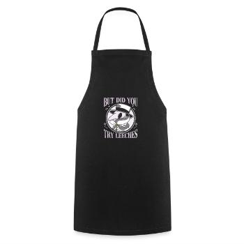 Plague Doctor Medieval Doctor Doctor Doctor - Cooking Apron - black - Front - AI Model Male 185 dark (185cm)